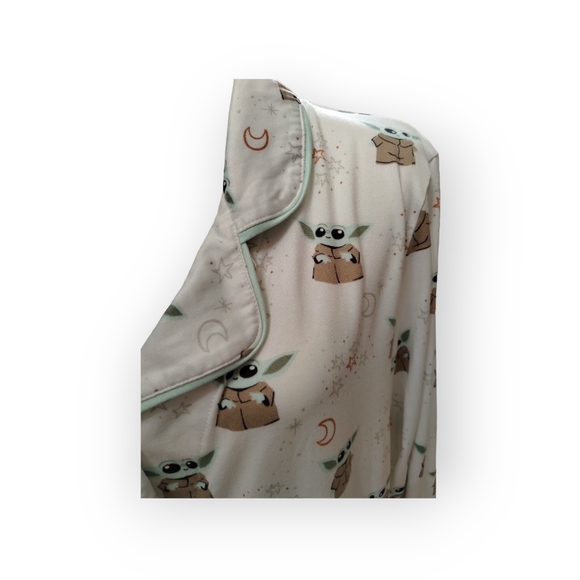 Munki Munki Star Wars Yoda Pajama Top Women's Size XL - Picture 2 of 2